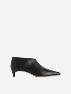 Stretch Leather Boots