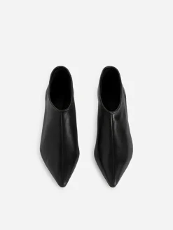 Stretch Leather Boots