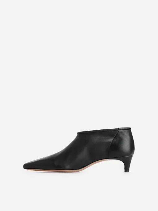Stretch Leather Boots