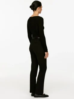 Tailored Wool-Blend Trousers