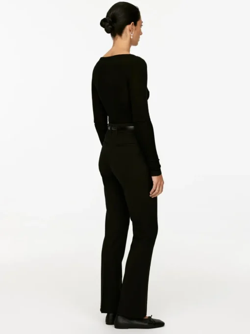 Tailored Wool-Blend Trousers