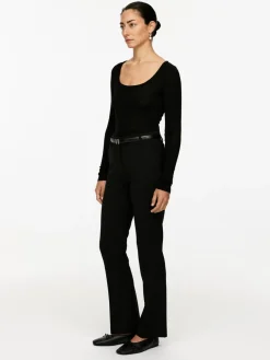 Tailored Wool-Blend Trousers