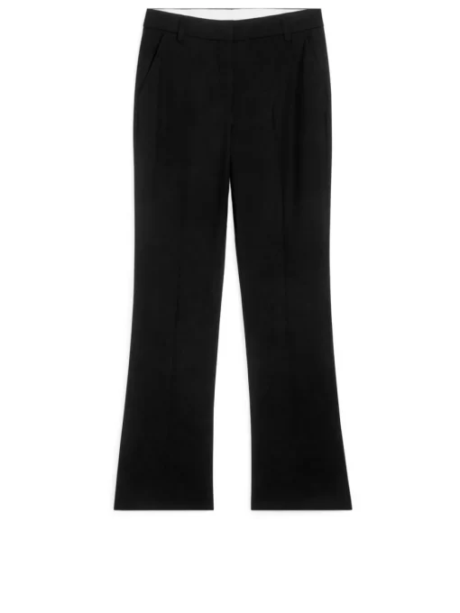 Tailored Wool-Blend Trousers