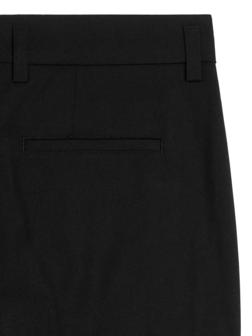 Tailored Wool-Blend Trousers