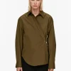 Two-Way Poplin Shirt