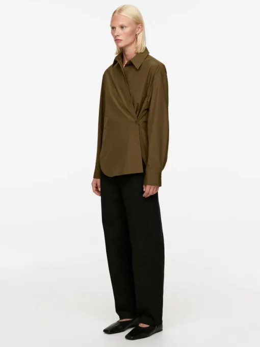 Two-Way Poplin Shirt