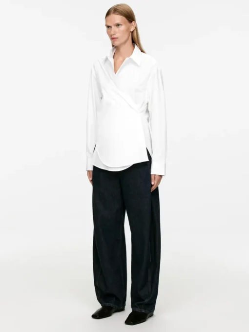 Two-Way Poplin Shirt