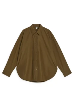 Two-Way Poplin Shirt