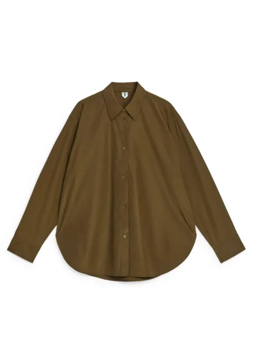 Two-Way Poplin Shirt