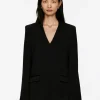 V-Neck Blazer Top