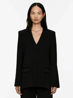 V-Neck Blazer Top