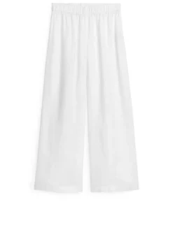 Wide Linen Trousers