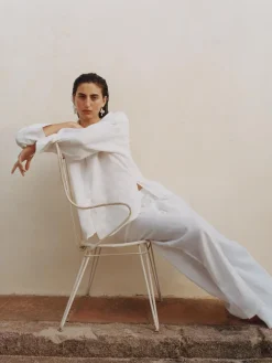 Wide Linen Trousers