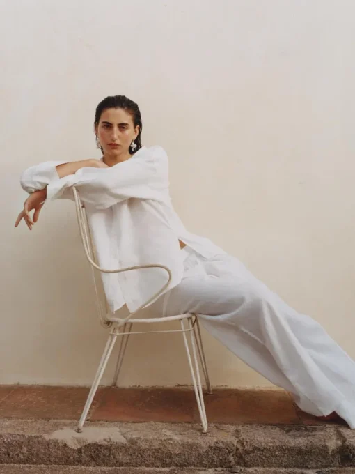 Wide Linen Trousers