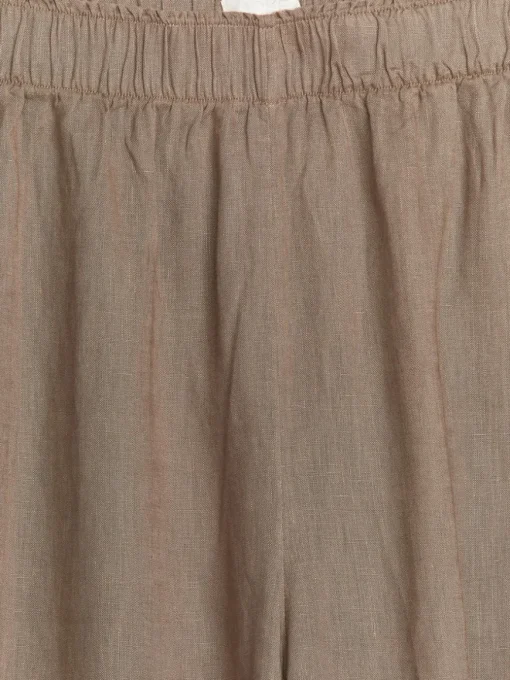 Wide Linen Trousers