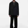 Wool-Blend Pea Coat